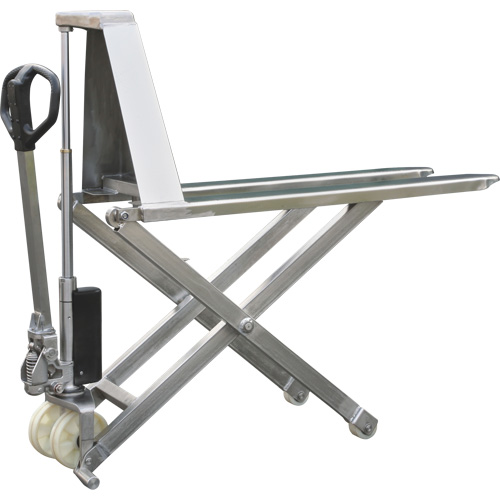 Eco Scissor Skid Lift, 45" L x 21" W, Stainless Steel, 2200 lbs. Capacity D. Morneault & Fils