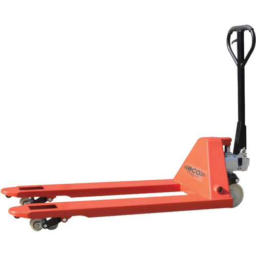 Transpalette de s&eacute;rie lourde Eco, Acier, 45" lo x 21,6" la, Capacit&eacute; 11000 lb D. Morneault & Fils