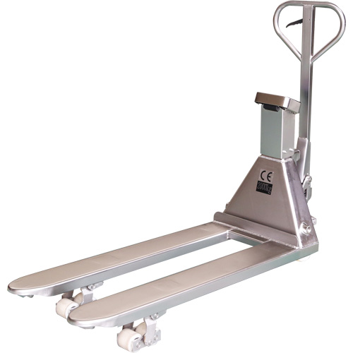 Transpalette avec balance Eco, 48" lo x 27" la, Capacit&eacute; de 4400 lb D. Morneault & Fils