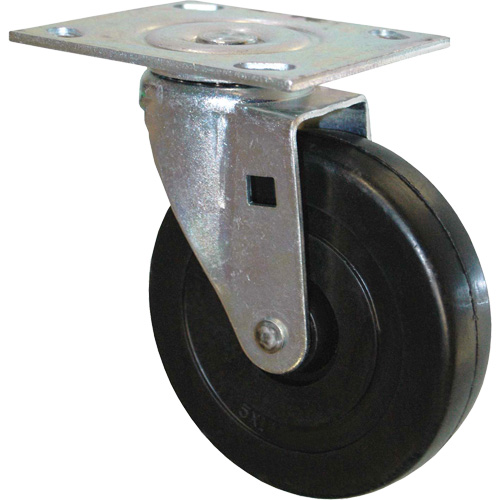 Platform Truck Rubber Swivel Caster D. Morneault & Fils
