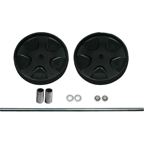 Janitor Cart Wheel & Axle Kit D. Morneault & Fils