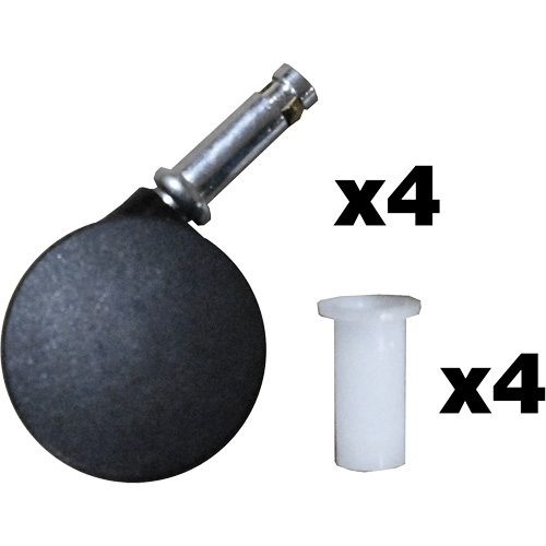 Sturdy Chair High Chair Caster Kit D. Morneault & Fils