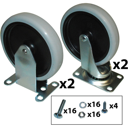 Utility Cart Caster Kit D. Morneault & Fils