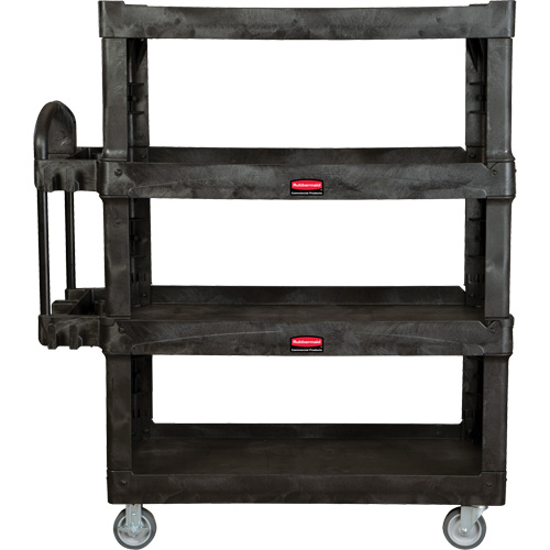 Heavy-Duty Ergo Utility Cart, 4 Tiers, 24-1/4" x 62-2/5" x 54-1/10", 700 lbs. Capacity D. Morneault & Fils