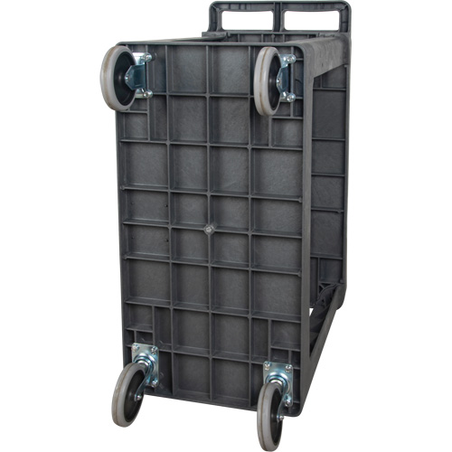 Chariot utilitaire pour l'entretien, 2 tiers, 16-1/2" x 32-1/2" x 34-1/2", Capacit&eacute; 550 lb D. Morneault & Fils