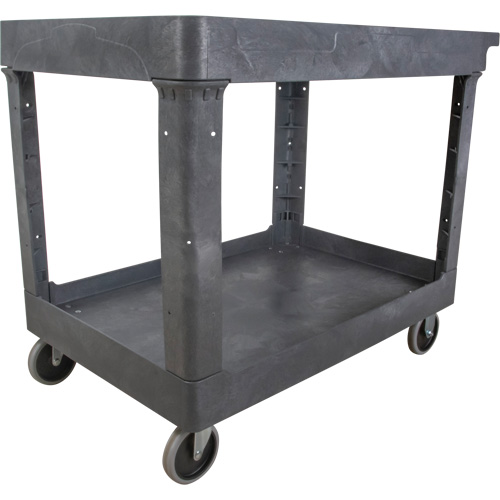 Utility Service Cart, 2 Tiers, 24-5/8" x 32-1/2" x 40", 550 lbs. Capacity D. Morneault & Fils