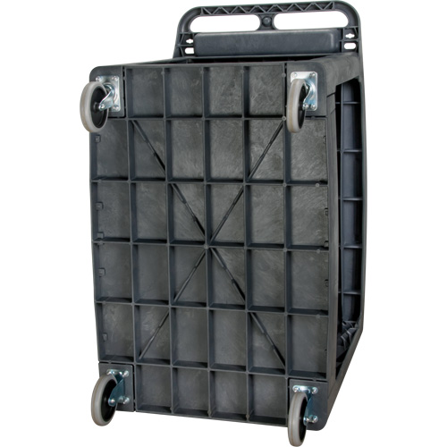 Chariot utilitaire pour l'entretien avec tablette plate, 2 tiers, 25-1/4" x 32-1/4" x 44", Capacit&eacute; 550 lb D. Morneault & Fils
