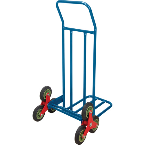 Stair Climbing Hand Truck, Steel Frame, 23-3/4" W x 45-5/8" H, 300 lbs. Capacity D. Morneault & Fils