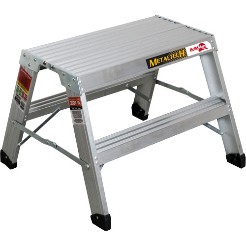 Portable Work-Stand Saw Horse, Aluminum Frame, 12-1/4" D x 24" H D. Morneault & Fils