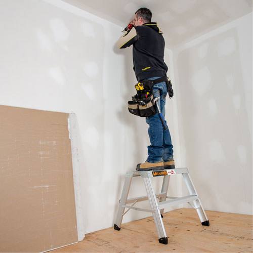 Portable Work-Stand Saw Horse, Aluminum Frame, 12-1/4" D x 24" H D. Morneault & Fils