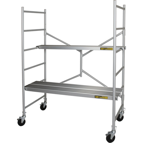 Portable Alu Series Scaffold, Aluminum Frame, 29" D x 72" H D. Morneault & Fils