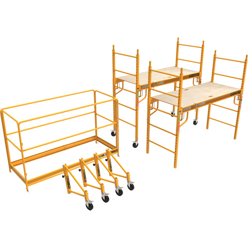 Trousse compl&egrave;te de tour d'&eacute;chafaudage pour cloison s&egrave;che de 12', 58-1/2" p x 183" h D. Morneault & Fils