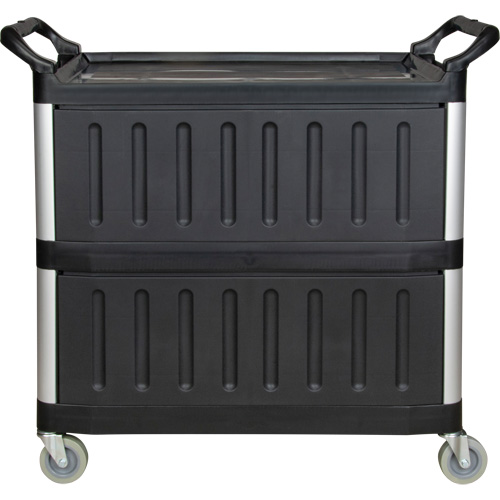 Utility Cart, 3 Tiers, 19-3/4" x 37-1/2" x 40-1/4", 250 lbs. Capacity D. Morneault & Fils