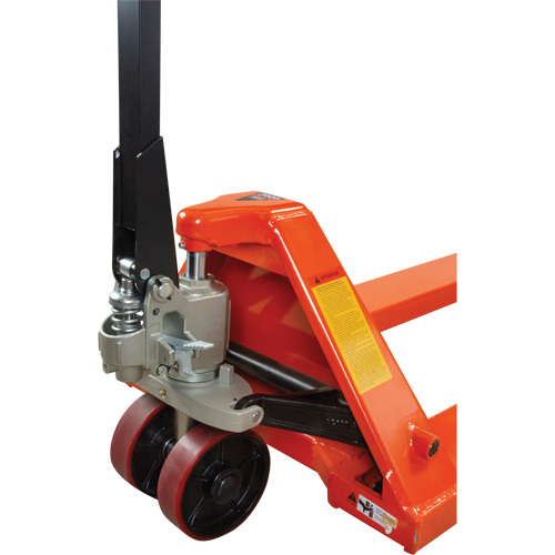 8' Long Fork Hydraulic Pallet Trucks, 96" L x 27" W, 4400 lbs. Capacity D. Morneault & Fils