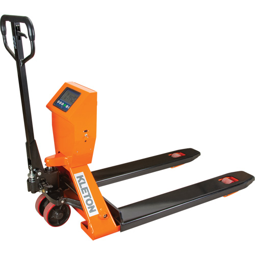 Transpalette &agrave; balance num&eacute;rique, 44,5" lo x 27,75" la, Capacit&eacute; de 4400 lb D. Morneault & Fils
