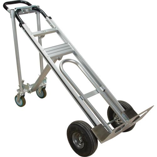 3-in-1 Convertible Hand Truck, Aluminum, 600 lbs. Capacity D. Morneault & Fils