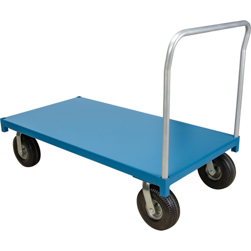 Outdoor Platform Truck, 60" L x 30" W, 1200 lbs. Capacity, Flat Free Casters D. Morneault & Fils