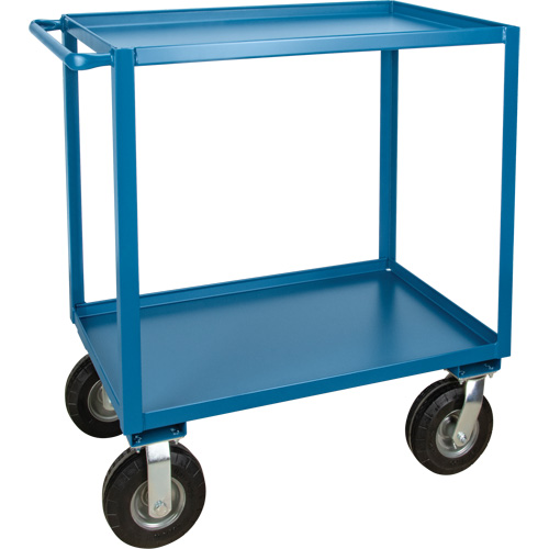  Chariot &agrave; tablettes pour l'ext&eacute;rieur, 2 Tiers, 18" la x 39" h x 33" p, Capacit&eacute; 1200 lb D. Morneault & Fils