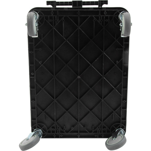 Utility Cart with Deep Lip Shelf, 3 Tiers, 19" x 39-1/2" x 28-1/4", 330 lbs. Capacity D. Morneault & Fils