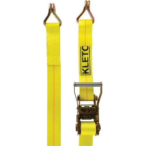 Tendeur d'arrimage pour treuil, Crochet en J, 30' , 2" , Charge d'utilisation max. 1670 lb (757 kg) D. Morneault & Fils