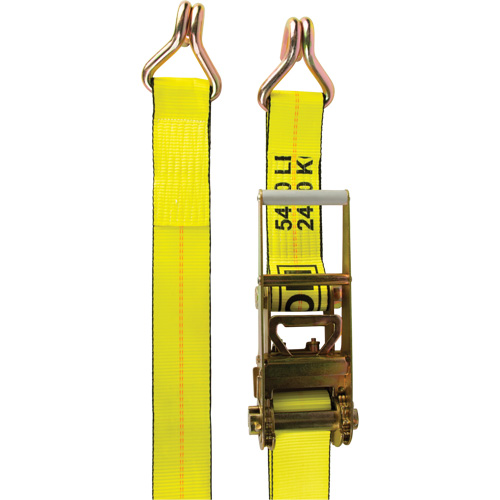 Winch Strap, J-Hook, 30' W x 3" L, 5400 lbs. (2449 kg) Working Load Limit D. Morneault & Fils