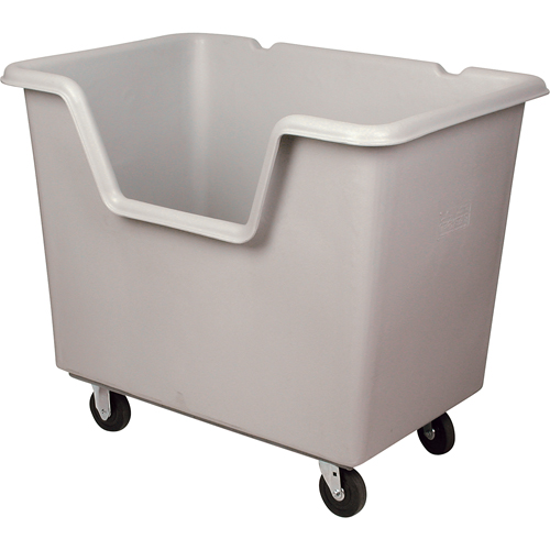 Starcart Easy-Access Box Truck, Polyethylene, 43" L x 31" W x 36" H, 19 cu. Ft. Volume, 800 lbs. Capacity D. Morneault & Fils