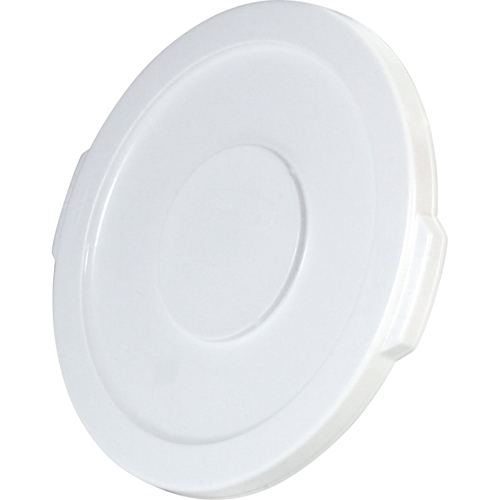 Round Brute&reg; Tops, Flat Lid, Plastic/Polyethylene, Fits Container Size: 15-5/8" Dia. D. Morneault & Fils