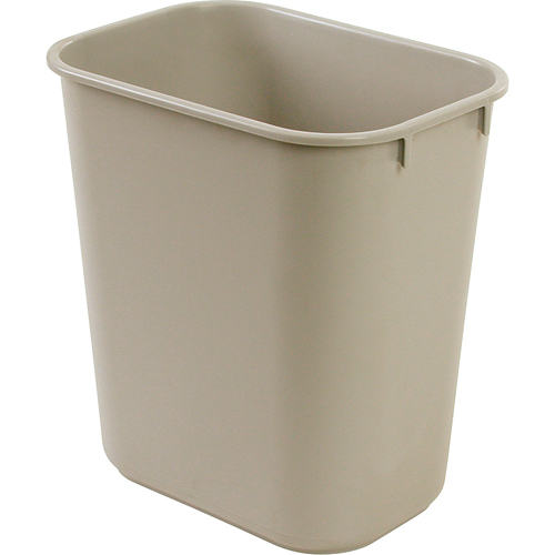 Corbeille &agrave; papier en plastique, 28 pintes, Plastique D. Morneault & Fils