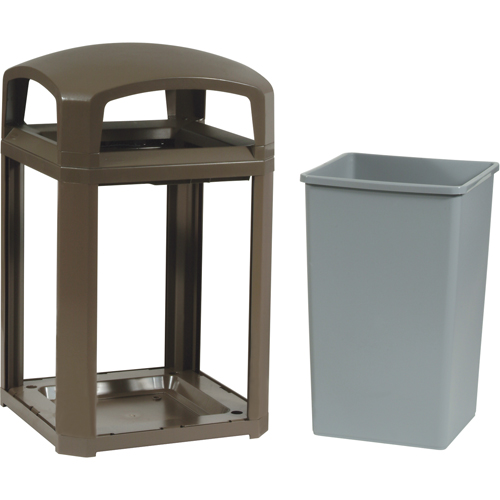 Cadre pour contenant Landmark Series Classique a/enveloppe rigide, Acier galvanis&eacute;, 35 gal. US D. Morneault & Fils