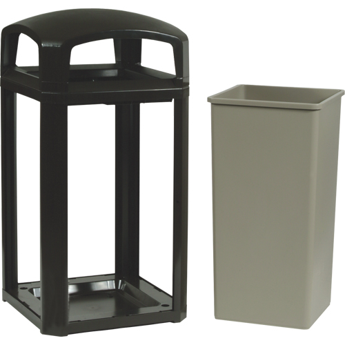 Cadre pour contenant Landmark Series Classique a/enveloppe rigide, Plastique, 50 gal. US D. Morneault & Fils