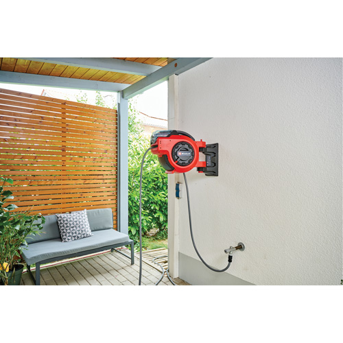 Cordless Water Hose Reel, 100' D. Morneault & Fils