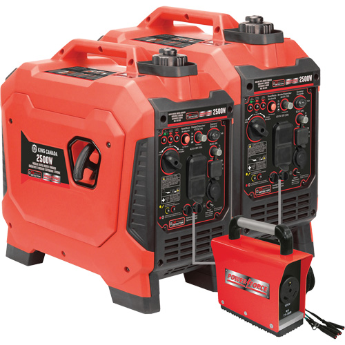 G&eacute;n&eacute;ratrice &agrave; onduleur, Surtension 2500 W, Nominale 1800 W, R&eacute;servoir 4,2 L D. Morneault & Fils