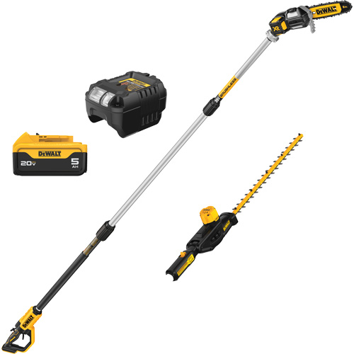 MAX Cordless Lithium-Ion Pole Saw & Pole Hedge Trimmer Combo Kit D. Morneault & Fils