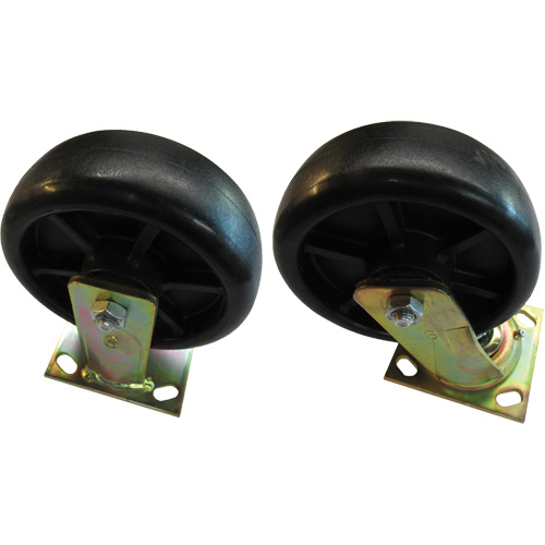 Steel Self-Dumping Hoppers - Caster Sets For Hoppers D. Morneault & Fils