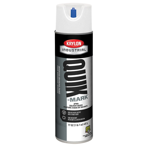 Peinture de marquage industrielle invers&eacute;e &agrave; base de solvant Quik-Mark, 17 oz, Canette a&eacute;rosol D. Morneault & Fils