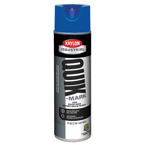 Industrial Quik-Mark Solvent-Based Inverted Marking Paint, 17 oz., Aerosol Can D. Morneault & Fils