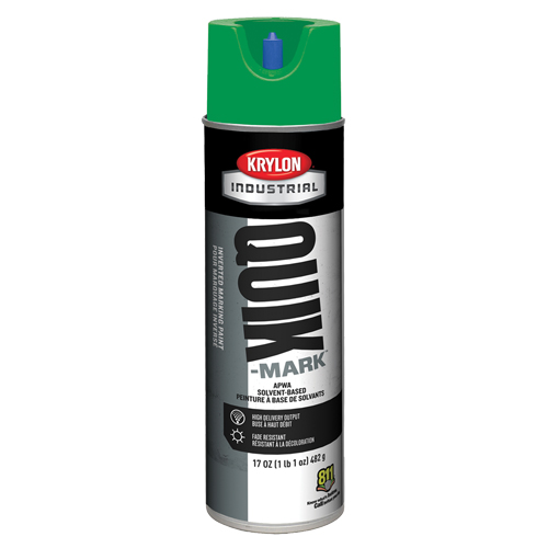 Industrial Quik-Mark Solvent-Based Inverted Marking Paint, 17 oz., Aerosol Can D. Morneault & Fils