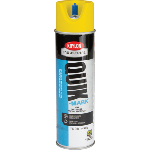 Industrial Quik-Mark Water-Based Inverted Marking Paint, 17 oz., Aerosol Can D. Morneault & Fils