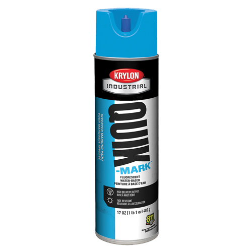 Industrial Quik-Mark Water-Based Inverted Marking Paint, 17 oz., Aerosol Can D. Morneault & Fils