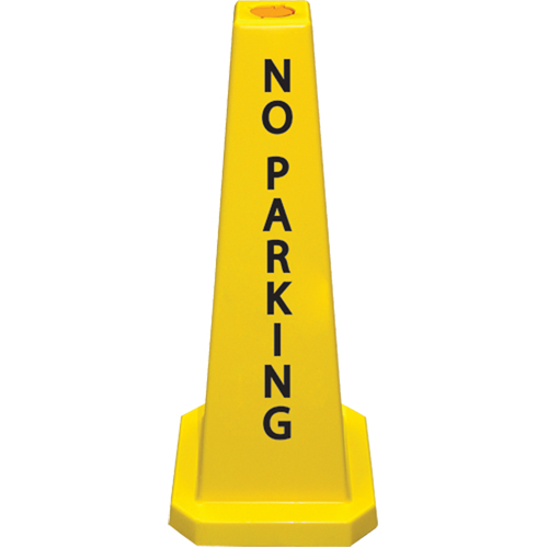 "No Parking" Lamba Traffic Cones, English D. Morneault & Fils