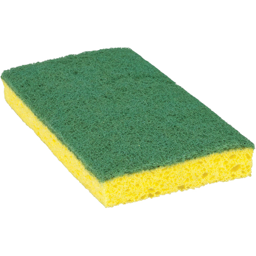 Scotch-Brite Medium Duty Scrub Sponge, Scrubbing, 3-3/5" W x 6-1/10" L D. Morneault & Fils