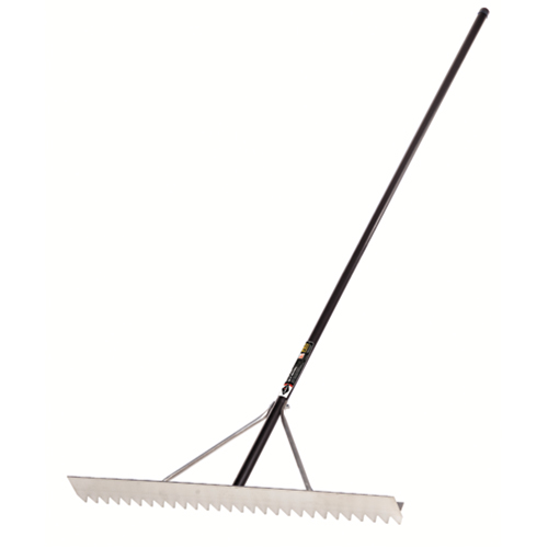 Pro Asphalt Rake, 36" W, Aluminum Blade, 28 Tines D. Morneault & Fils