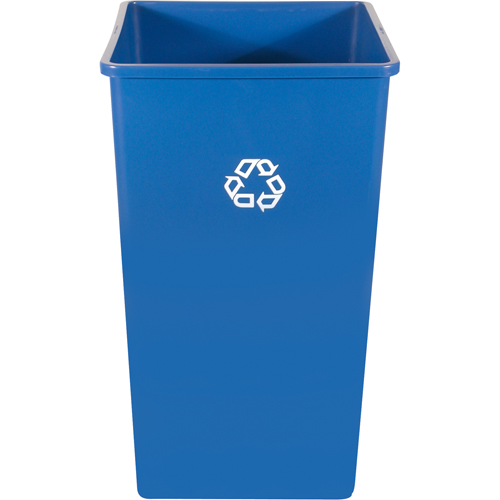 Contenant pour poste de recyclage, Vrac, Plastique, 35 gal. US D. Morneault & Fils