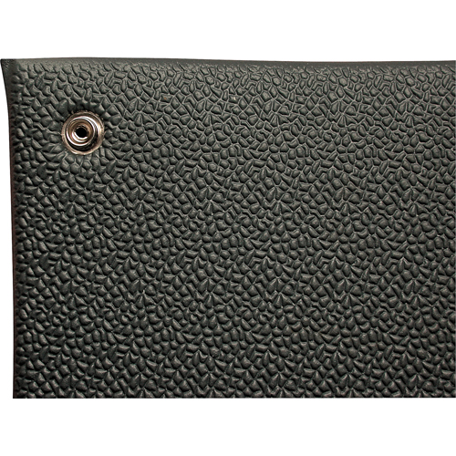 Comfort-King Anti-Static Matting, 4' W x 60' L x 3/8" T, Pebbled, Grey D. Morneault & Fils