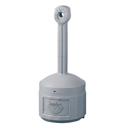 Cendriers Smoker's Cease-Fire, Sur pied, Plastique, Capacit&eacute; 4 gal. US, Hauteur 38-1/2" D. Morneault & Fils