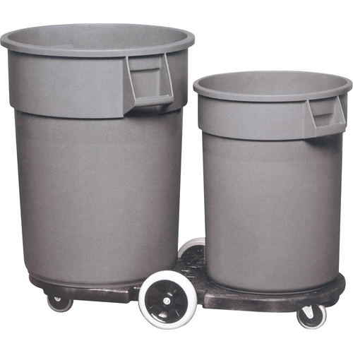 Socle roulant Tandem Brute, Noir D. Morneault & Fils