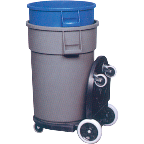 Socle roulant Tandem Brute, Noir D. Morneault & Fils