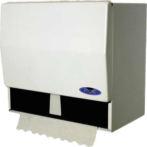 Roll or Single-Fold Towel Dispenser , Manual, 10.5" W x 6.75" D x 9.5" H D. Morneault & Fils