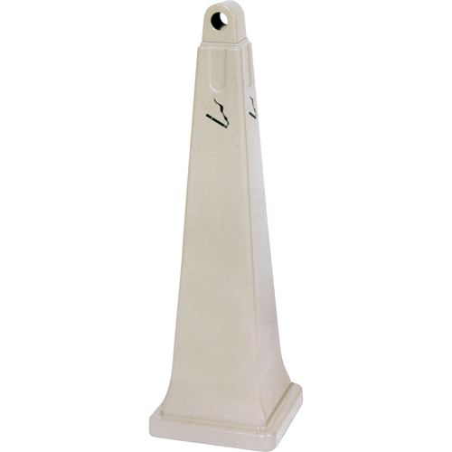 R&eacute;cup&eacute;rateurs de m&eacute;gots de cigarettes Groundskeeper, Sur pied, Plastique, Capacit&eacute; 1 gal. US, Hauteur 39-3/4" D. Morneault & Fils