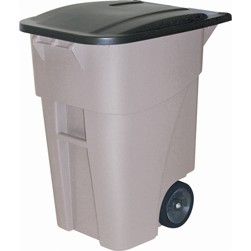 Contenants roulants Brute, Plastique, 50 gal. US D. Morneault & Fils
